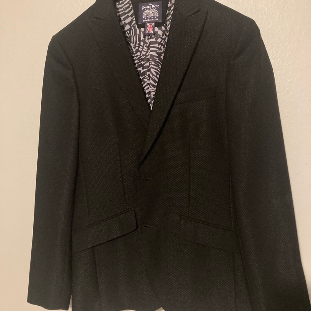 once worn mens suit jacket